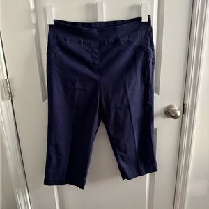 Alia Navy Women's Capris